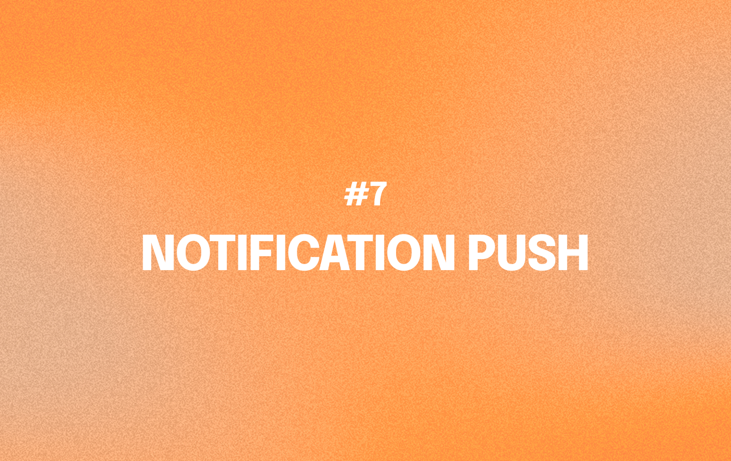 Notification push
