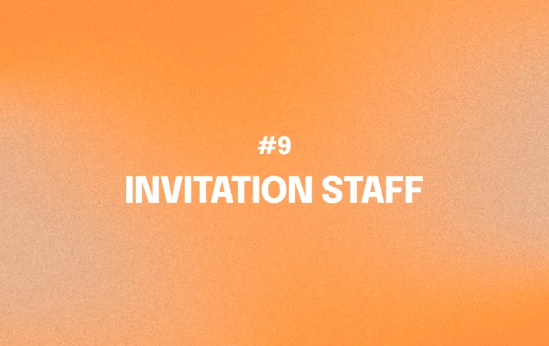 Invitar al personal